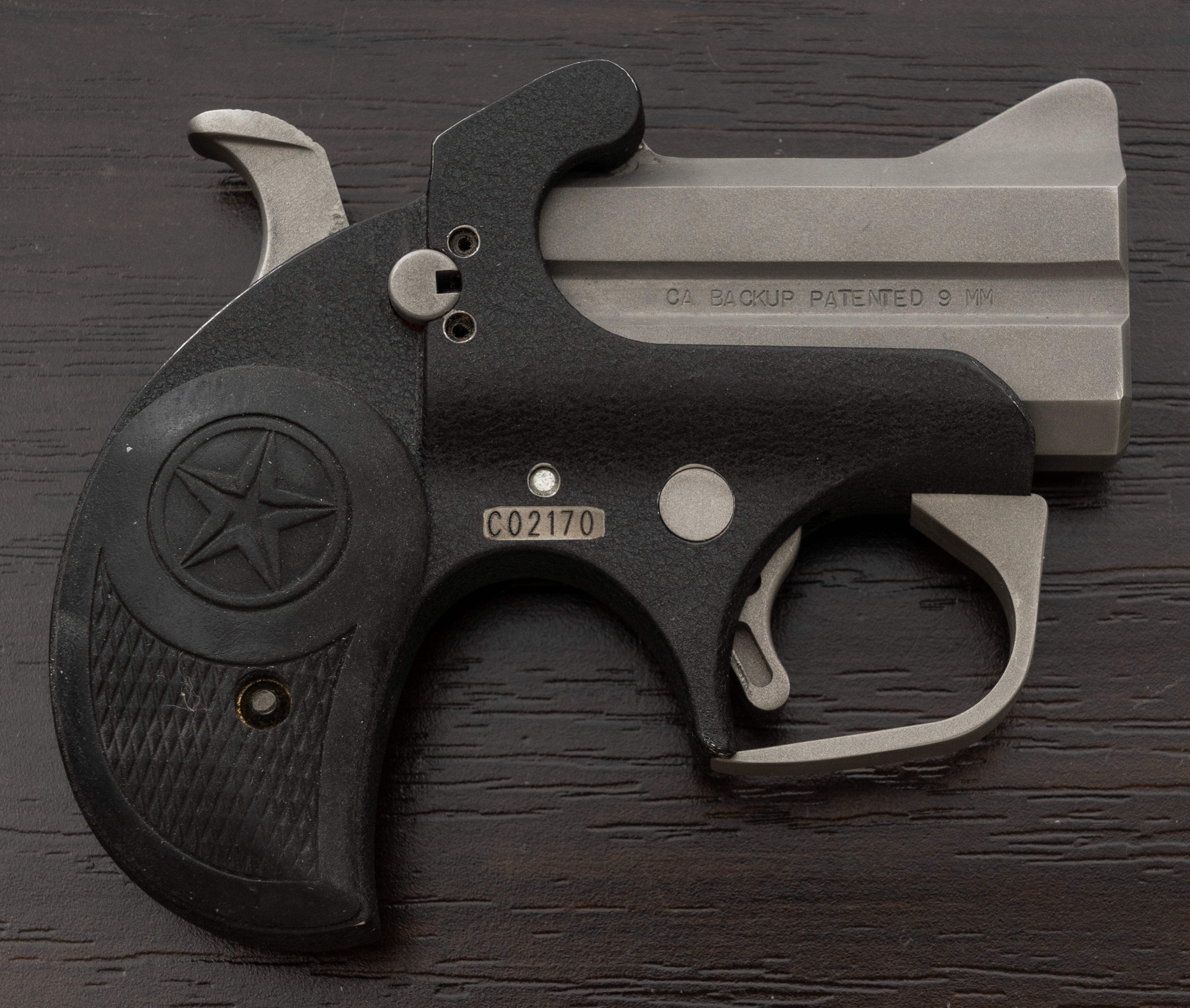 Bond Arms Backup Over/Under Derringer 9mm, 2.5” Barrels, Two-Tone-img-2