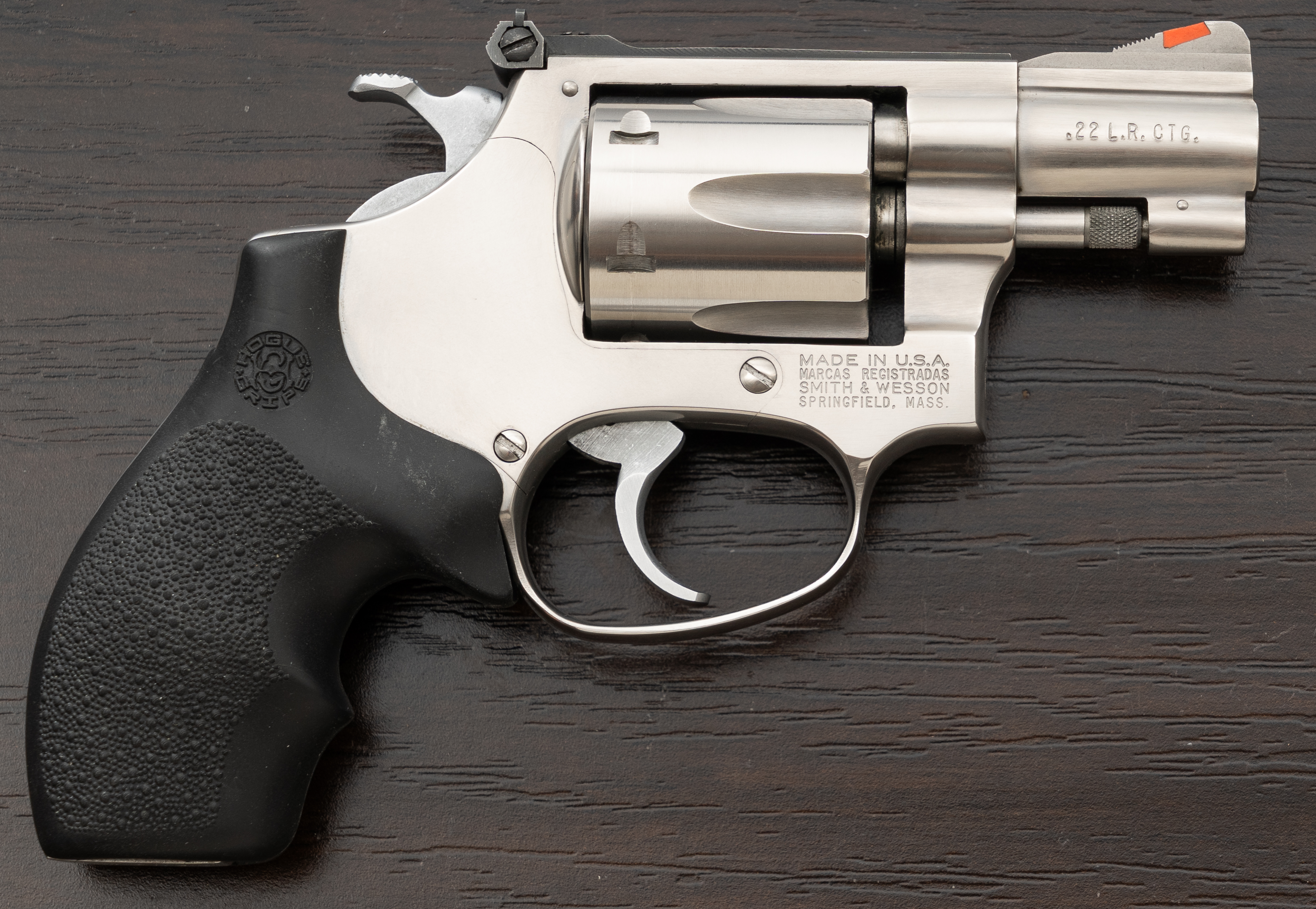 Smith & Wesson Model 63 Revolver, .22 LR, 2” Barrel, Stainless, No Dash-img-4