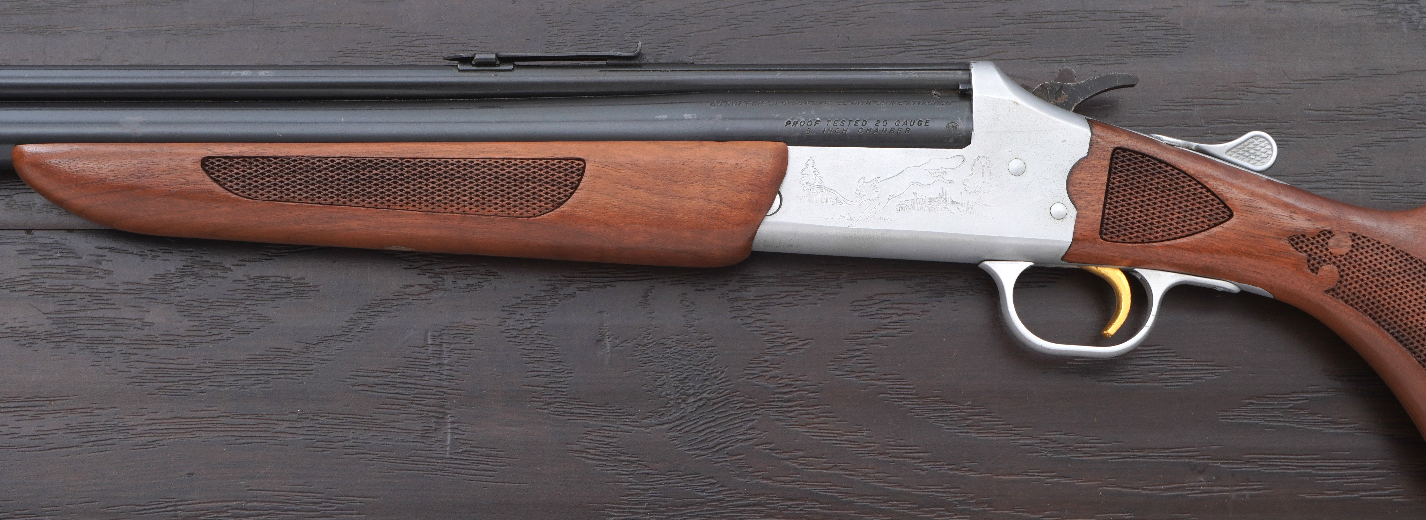 Savage Model 24J-DL Over/Under Combination Gun, 20 Gauge/.22 mag-img-6
