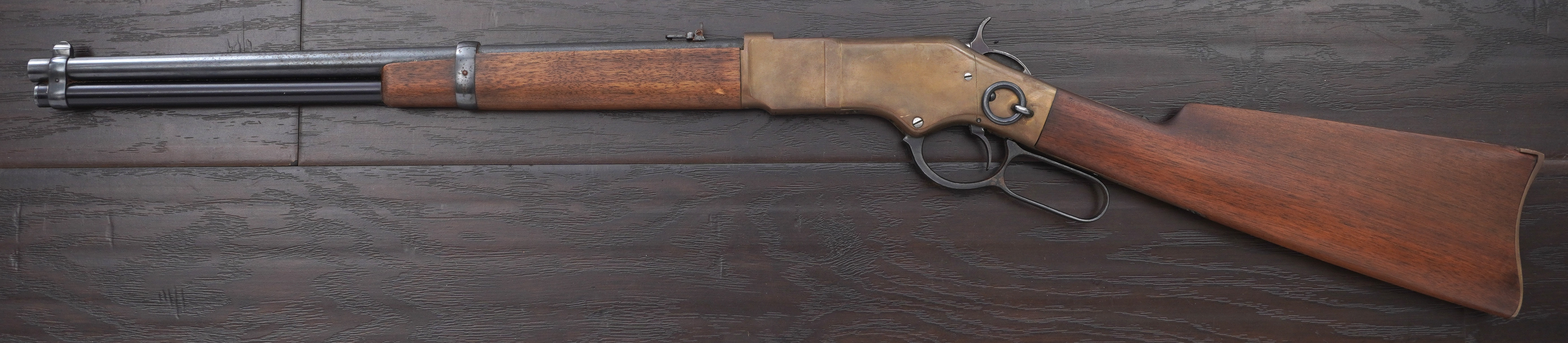Early Uberti Model 1866 Yellowboy Lever Action Carbine, .38 Special-img-4