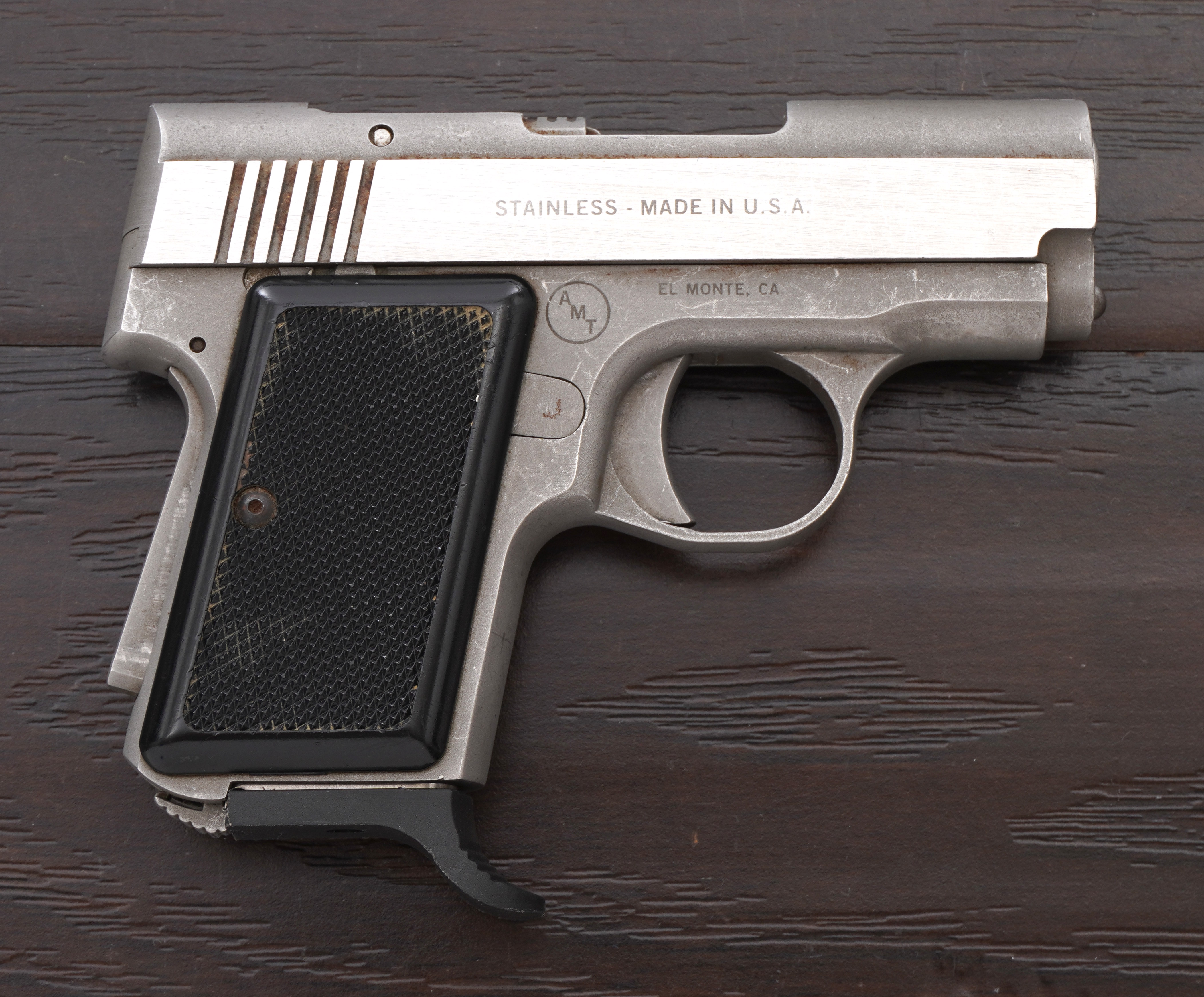 AMT Back Up Semi-Auto Pistol, .380 ACP, 2.5” Barrel, w/Two Magazines-img-2