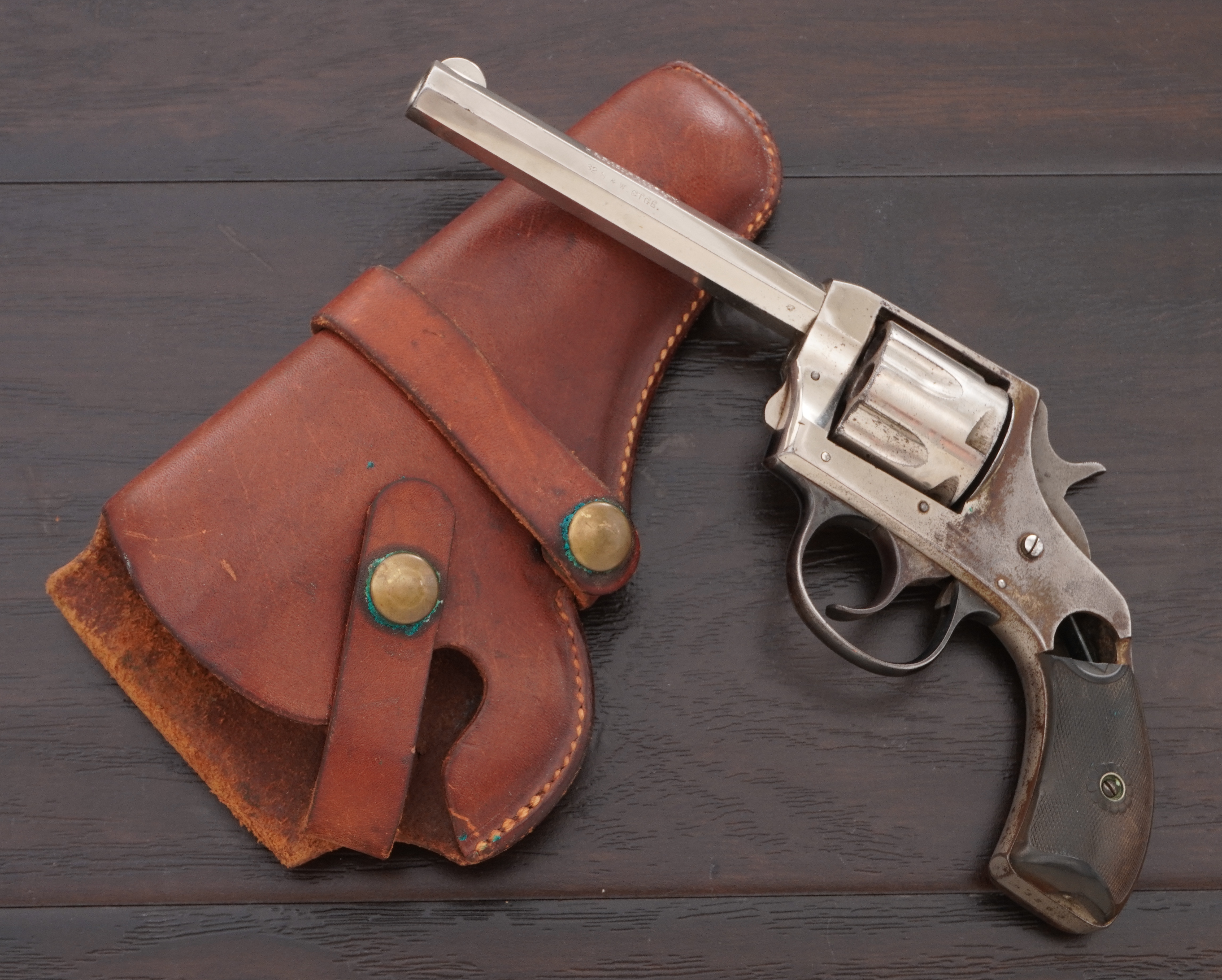 H&R Model 04 Solid Frame Double Action Revolver, .32 S&W, 4.5” Barrel ...