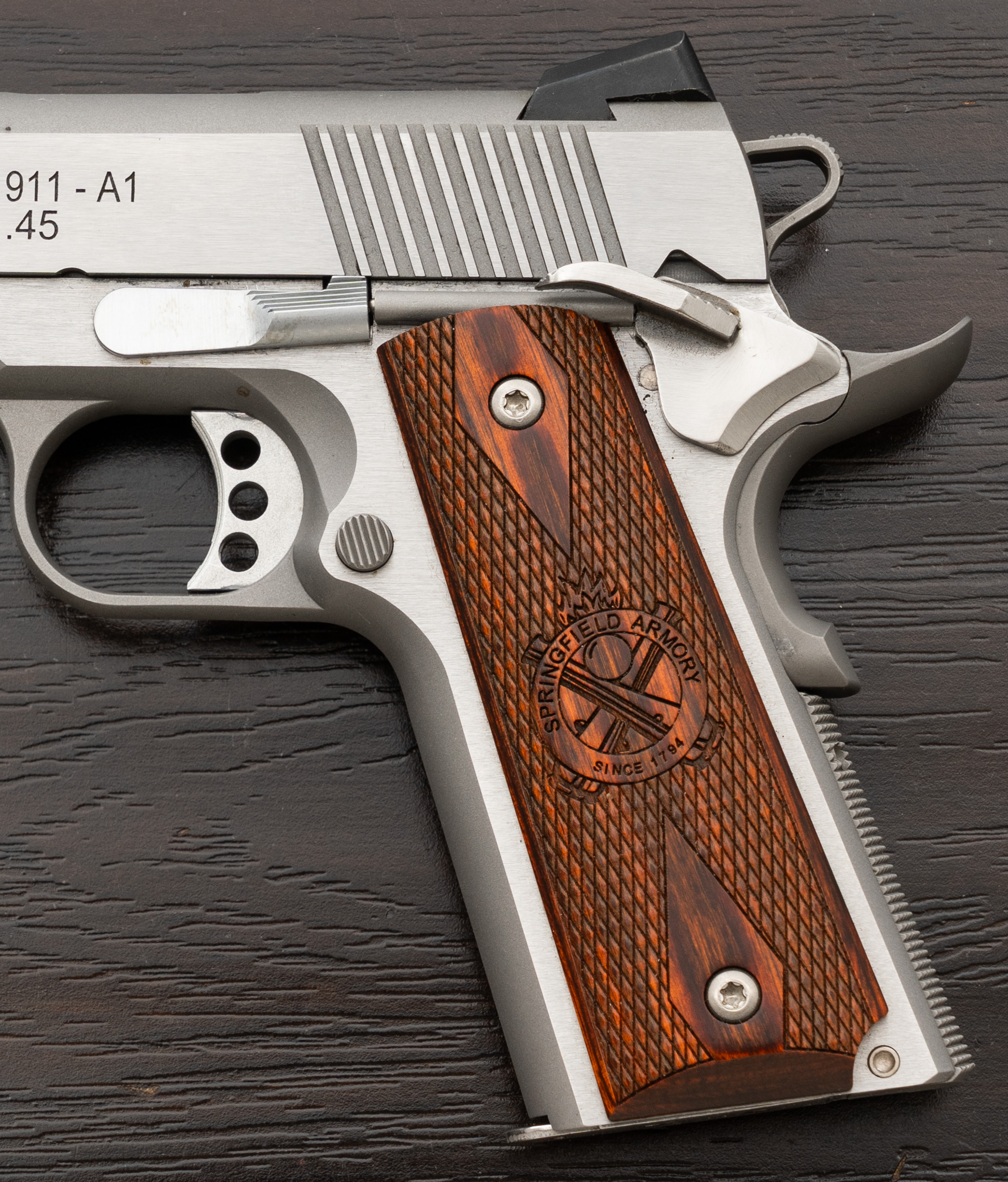 Springfield Armory 1911-A1 Semi-Auto Pistol, .45, SS, PX9151LCA, CA OK-img-3